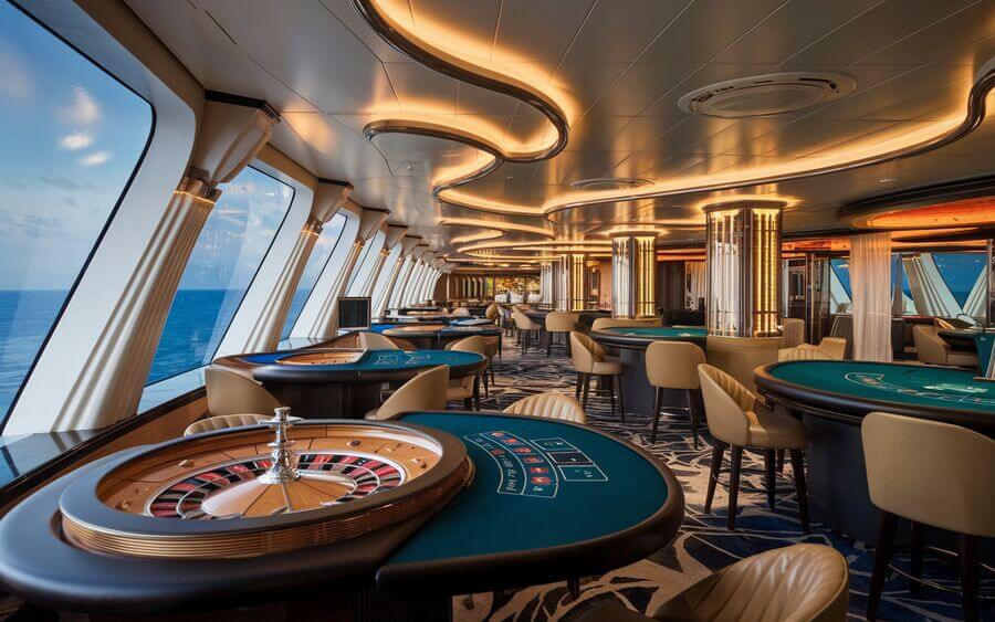 Luxury gaming club aboard